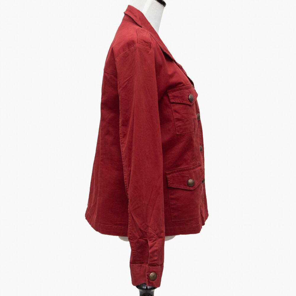 Sanctuary Wine Basic Utility Jacket Size Large - image 2